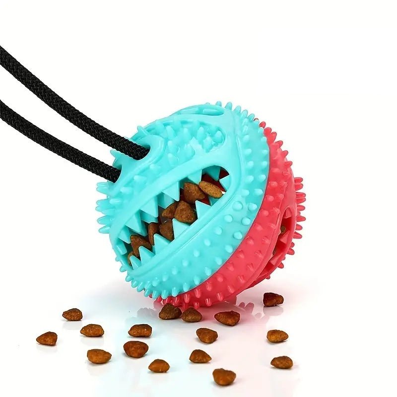 Dog Toys For Aggressive Chewers Interactive Teething Boredom And Stimulating Tug Of War Suction Cup Interactive Tug - of - War Dog Toy Treat Dispensing, Durable Thermoplastic Rubber Construction | Dog Toy from Globorislux